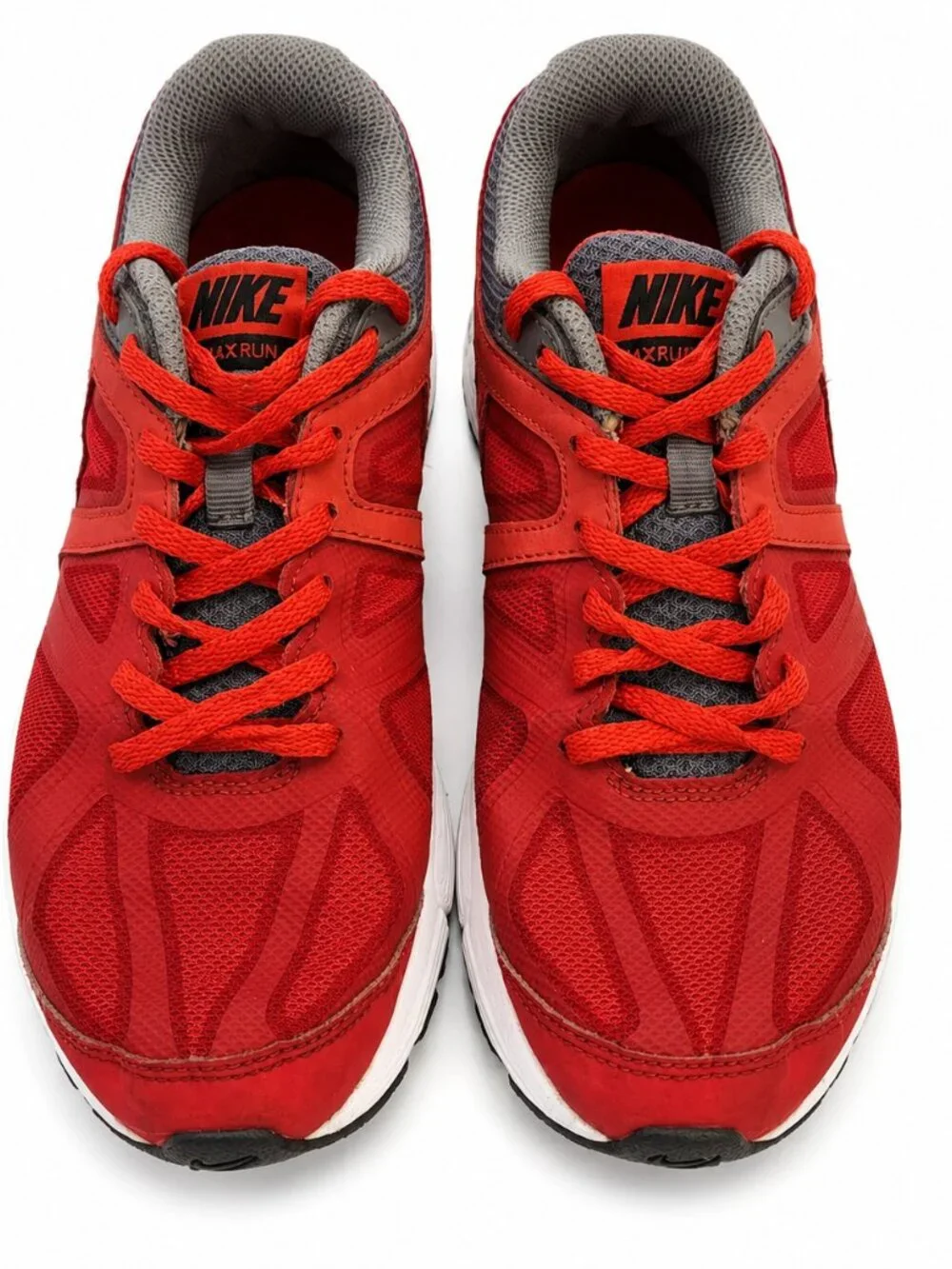 Nike Air Max Runner 4 Red Black Running Shoes Size 5.5Y Youth Women's Sneakers